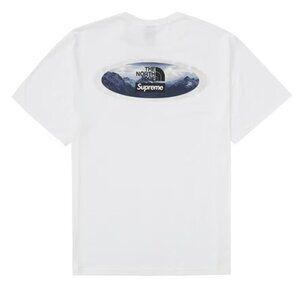 NWT Supreme x The North Face Mountains Tee - White - Large